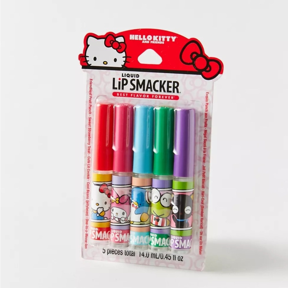 NWT Lip Smacker Hello Kitty & Friends Liquid Lip Gloss Party Pack